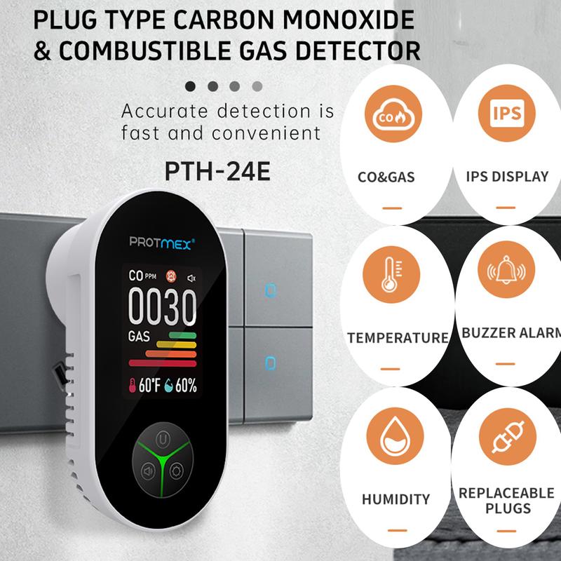Protmex Portable Carbon Monoxide & Natural Gas Detector